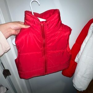 Red Puffer Vest
